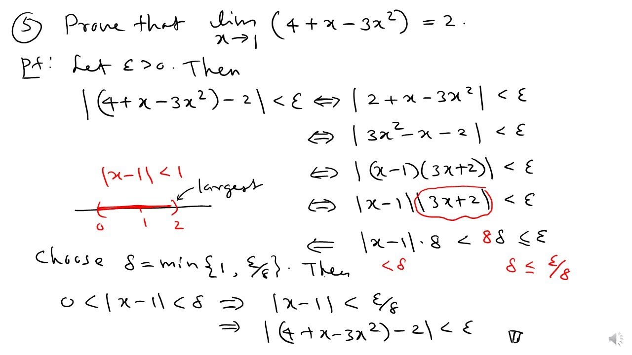 Limits With Epsilon-delta definition! (9 examples) | Practice Problems | Calculus I
