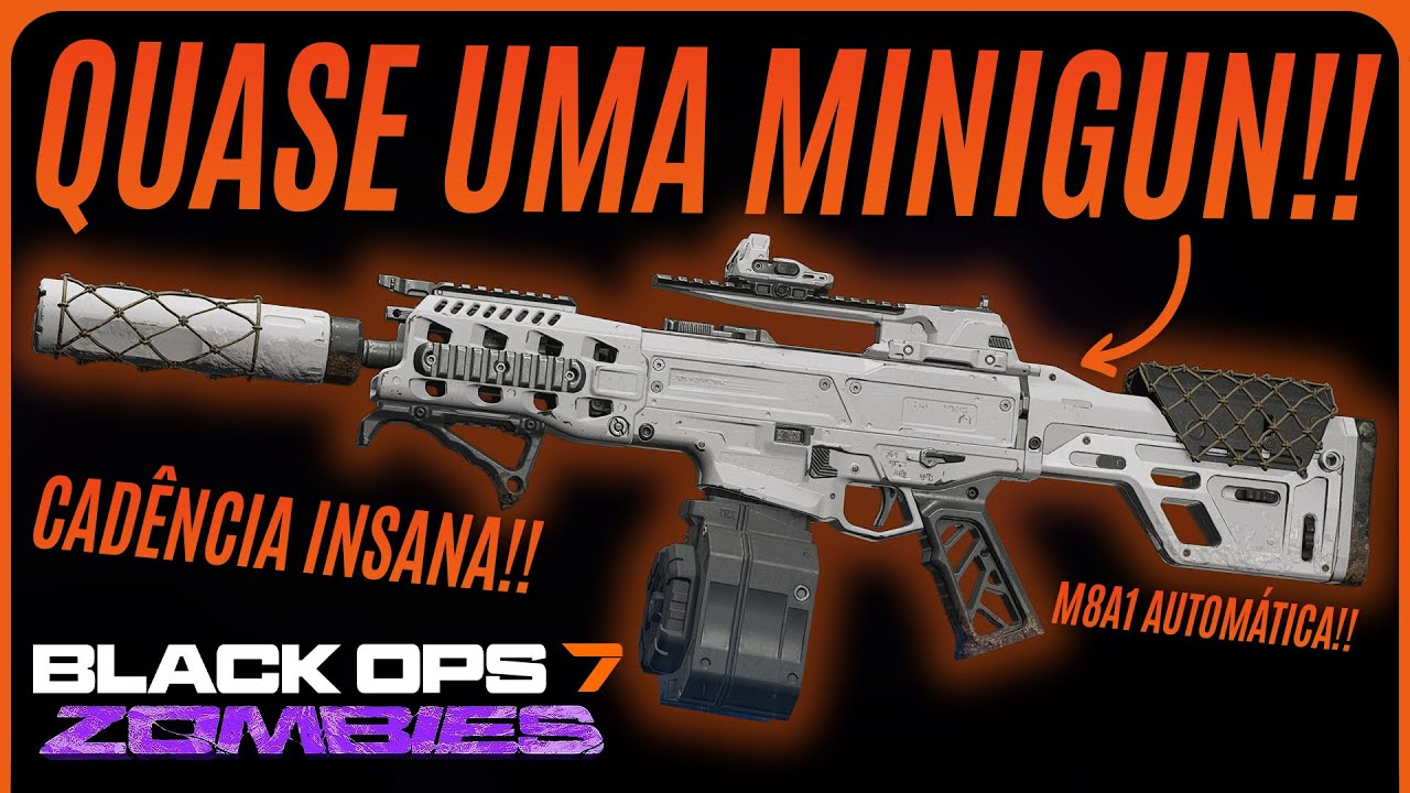 M8A1 FICA INSANA com o novo KIT AUTOMÁTICO!! - Quase uma minigun!!