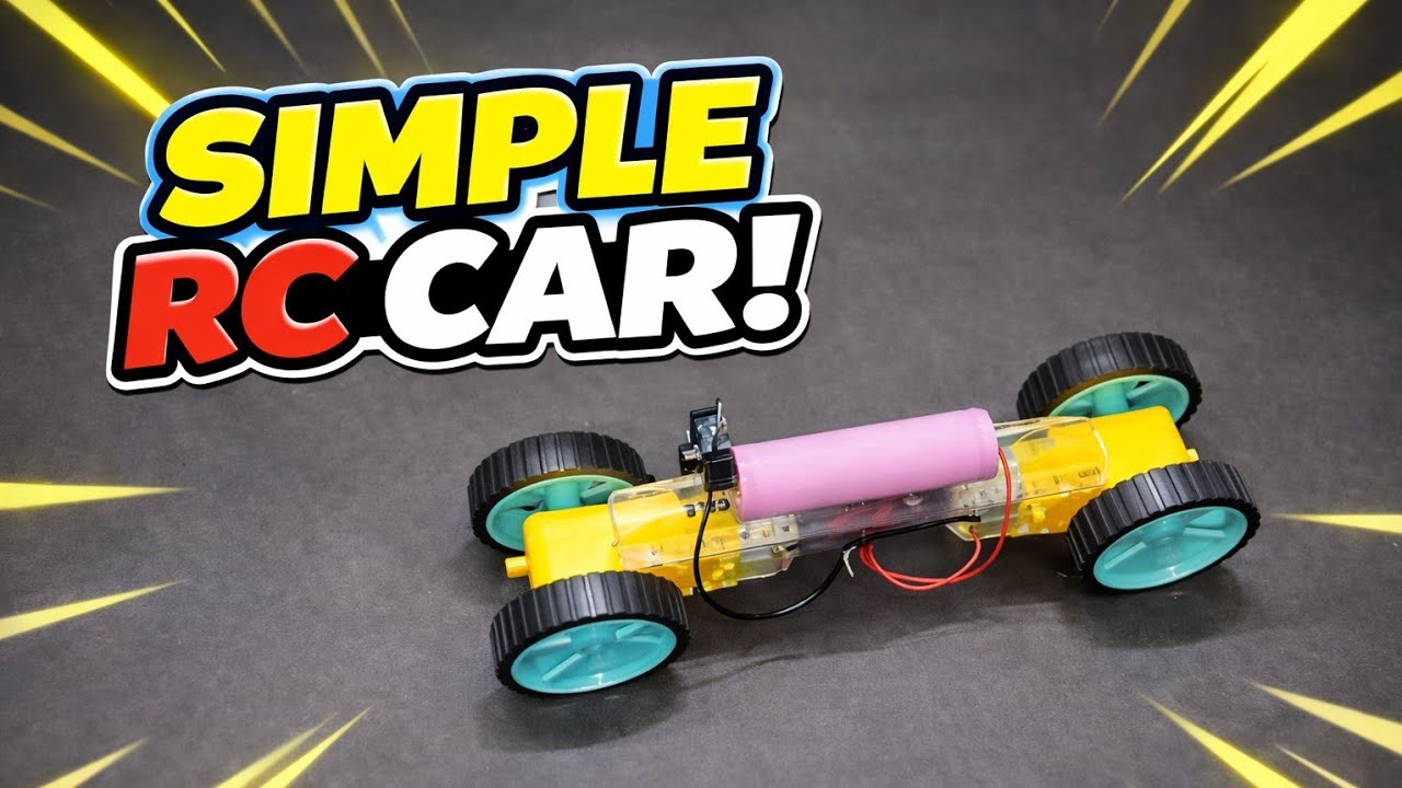 Low Cost DIY RC Car at Home 🔥