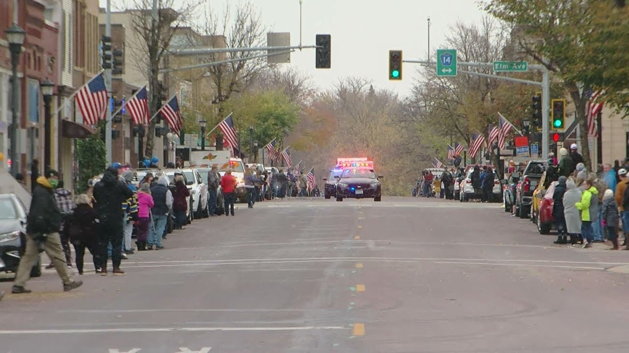 Waseca Residents To Line The Streets As Officer Arik Matson, Shot In The Line Of Duty, Returns Home