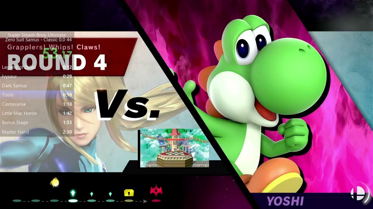 ZSS 2:25.083 Smash Ultimate Classic Mode 0.0 Switch 2