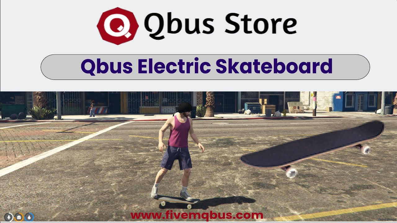 Qbus Electric Skateboard | Fivem skateboard