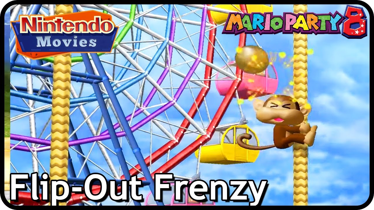 Mario Party 8 - Flip-Out Frenzy (3 Players, Blooper vs Luigi vs Toadette vs Dry Bones)