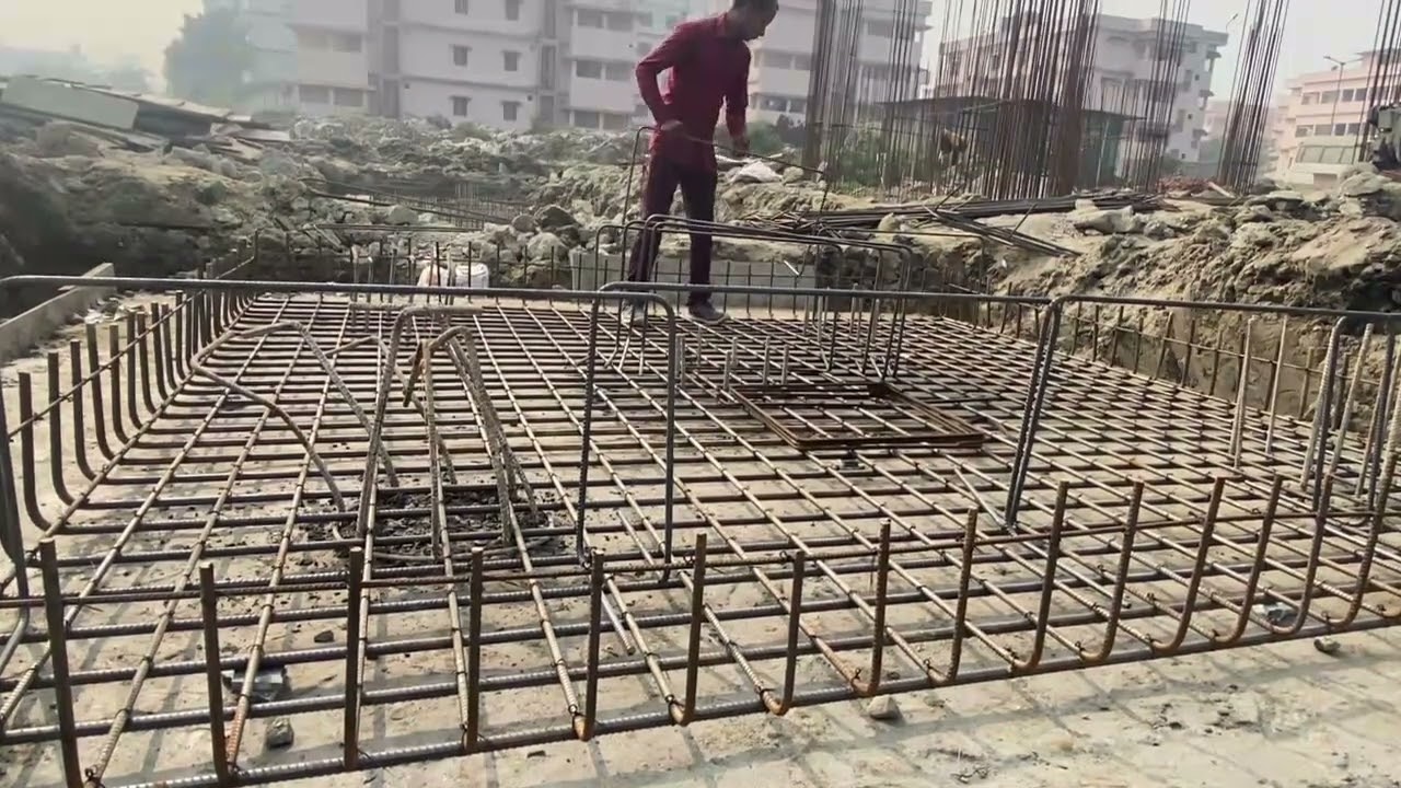 Construction of Pile Caps at Site || Site Internship Course || dAd Sir