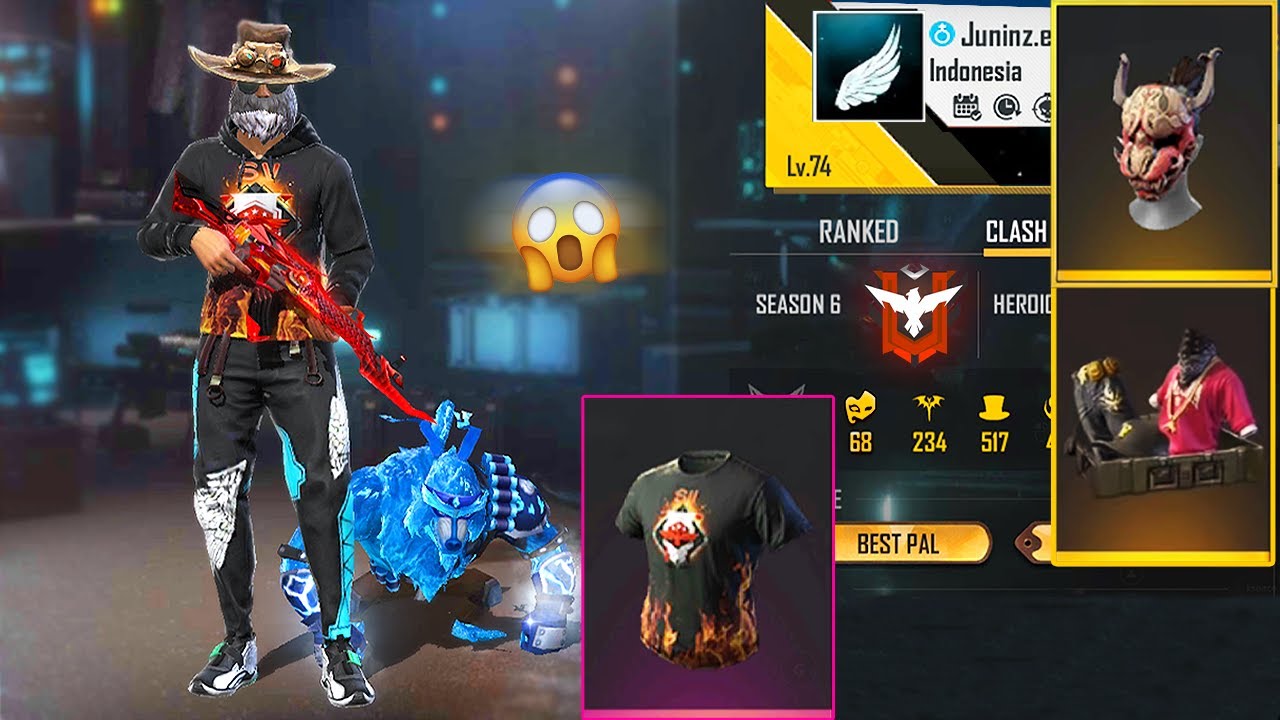 The Best Account in the world 🤯 JUNINZ FF Account ❤️
