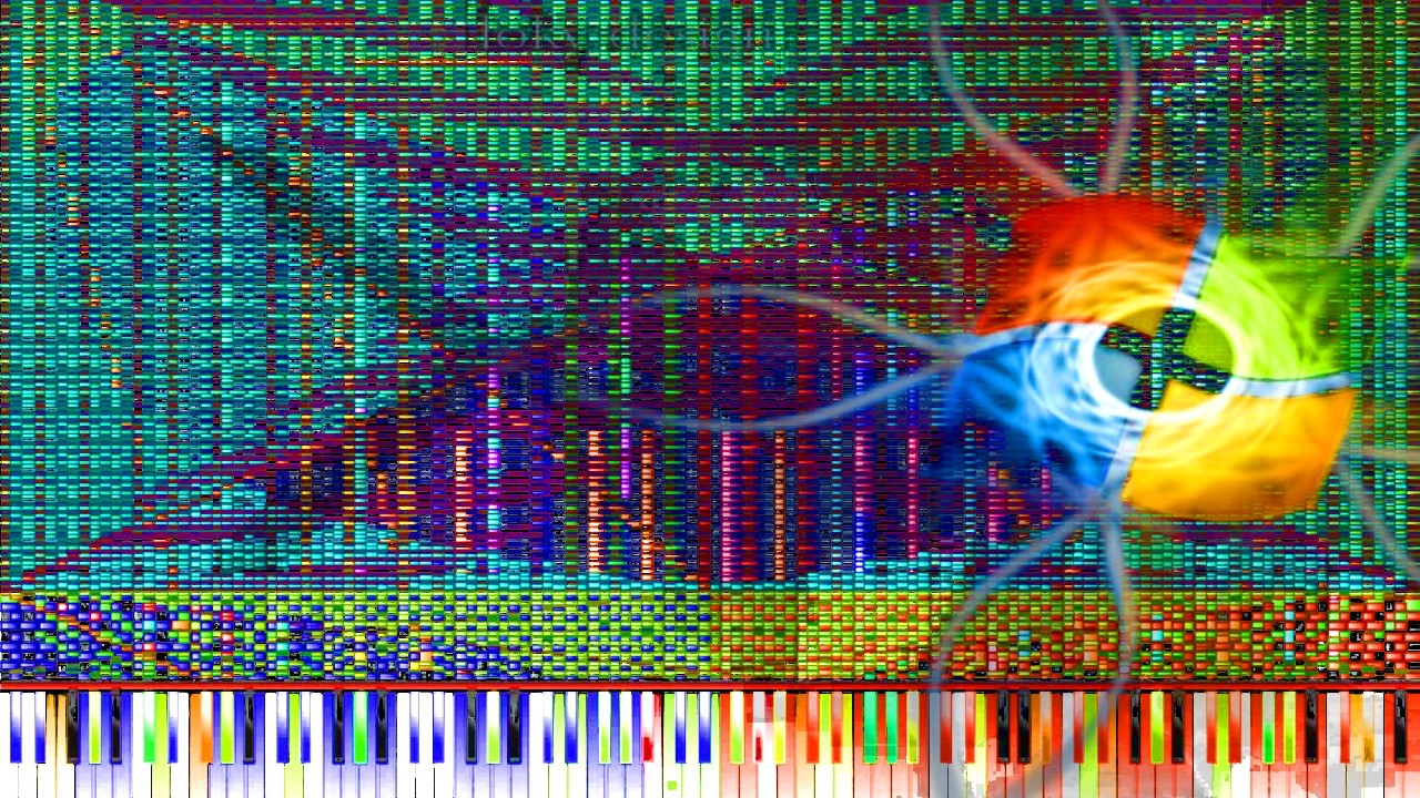 Windows XP Song by FedUpVideo - Black MIDI/Impossible Piano Cover