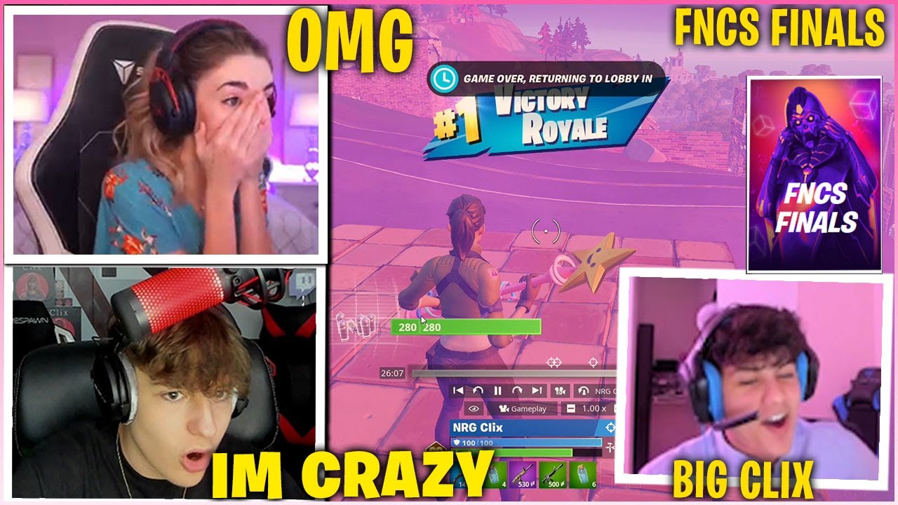 SOMMERSET & RONALDO FREAKS OUT When SPECTATING CLIX In FNCS GRAND FINALS! (Fortnite Season 8 FNCS)