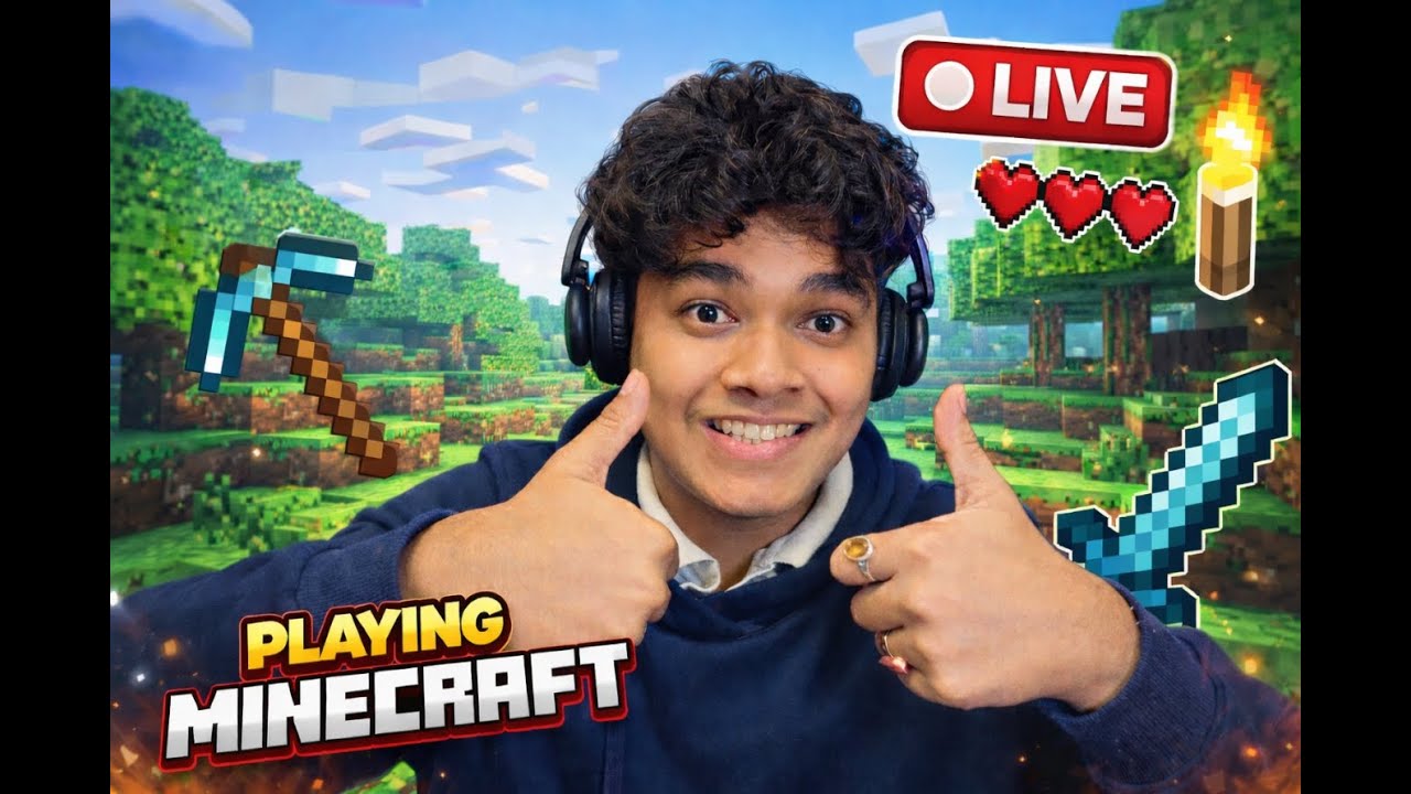[Khati Axomiya] First Day in Minecraft| Noob to Survivor Journey Begins |