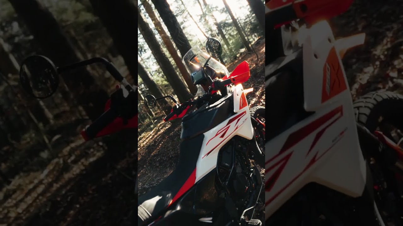The KTM 390 ADVENTURE X in its natural habitat.