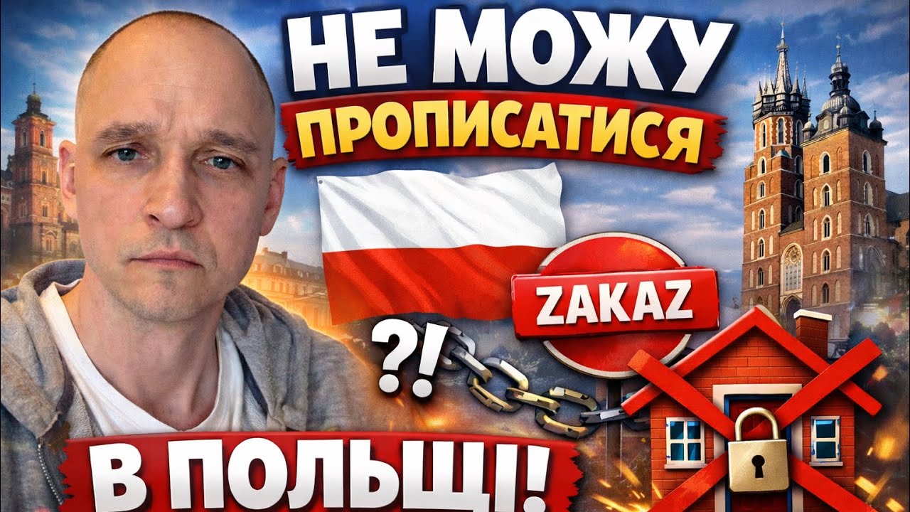 ШОК! НЕ МОЖУ ПРОПИСАТИСЯ В ПОЛЬЩІ!