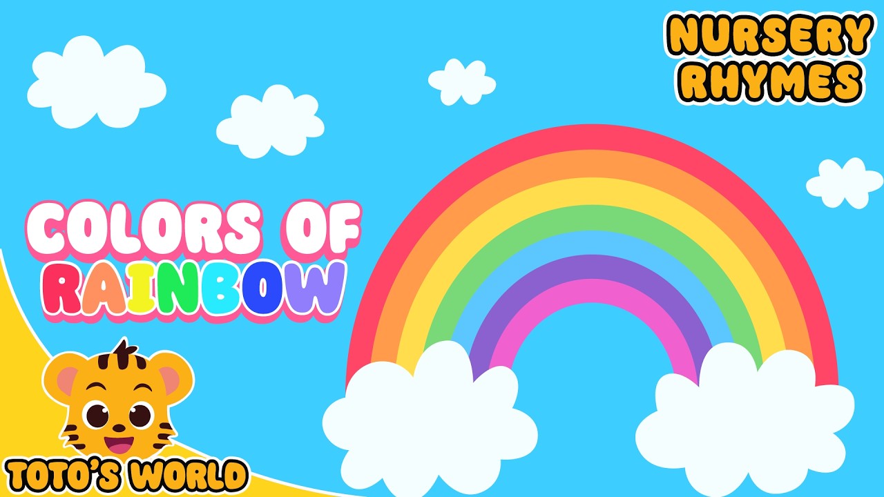 🌈 Colors Of The Rainbow | Nursery Rhymes | Little Mascots