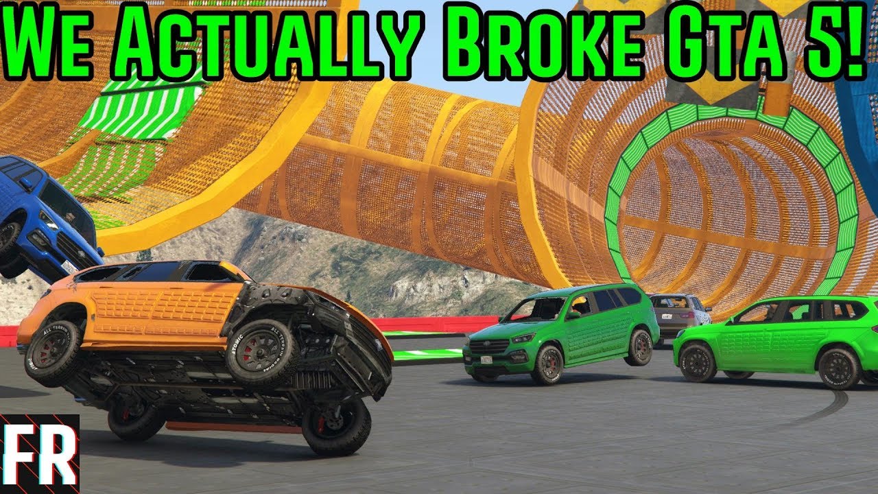 We Actually Break Gta 5 With A Silly Race!