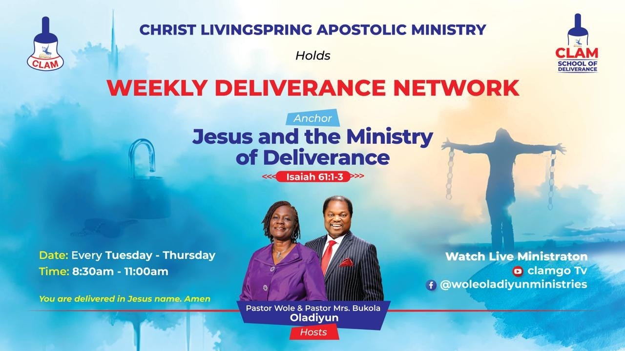 CLAM - Weekly Deliverance Network - 19th March 2026