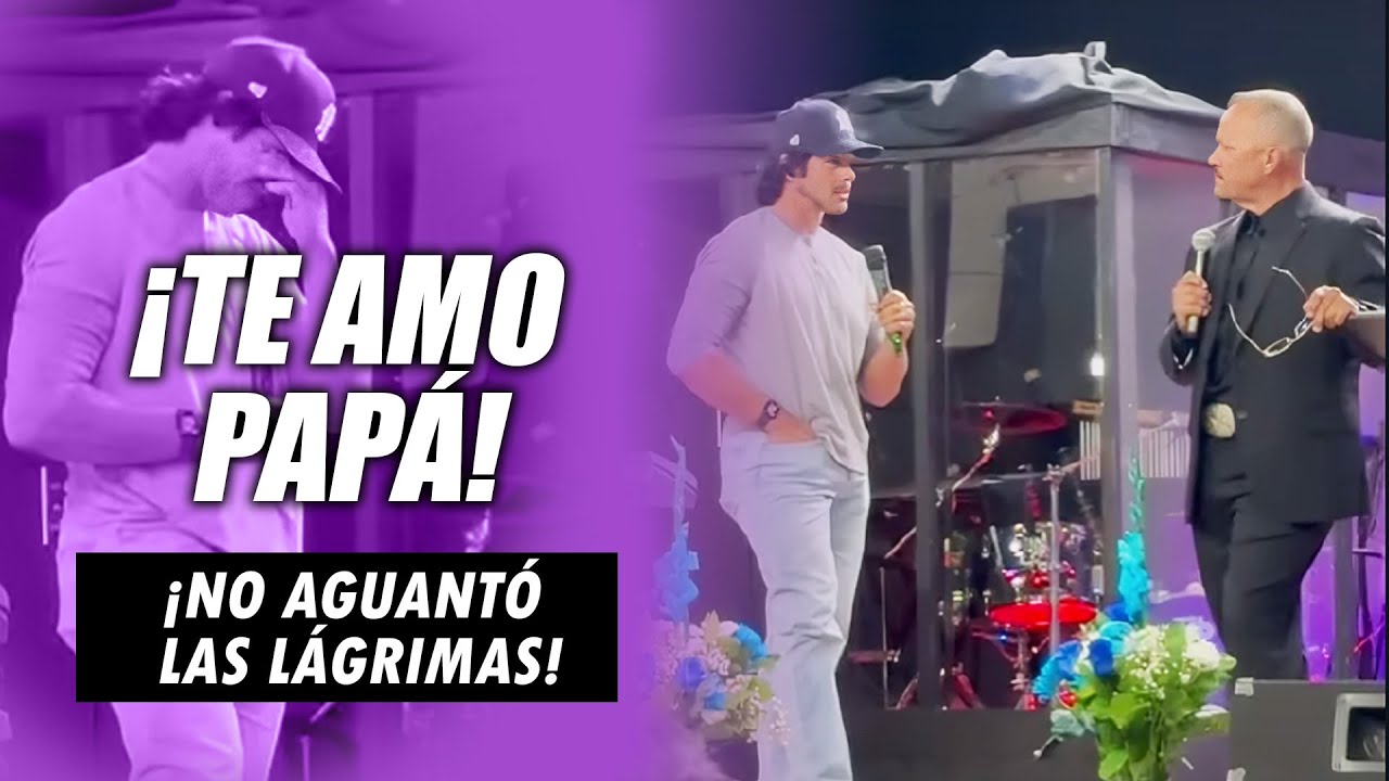 &iexcl;MI HIJO TERMIN&Oacute; LLORANDO AL DEDICARME UNAS PALABRAS! | PEDRO RIVERA JR