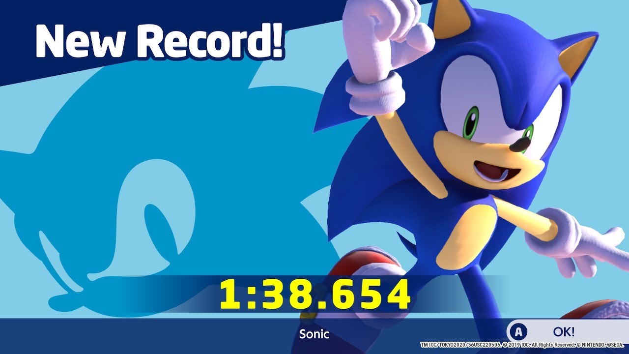 (Former WR) Mario & Sonic 2020: Dream Racing speedrun in 1:38.654