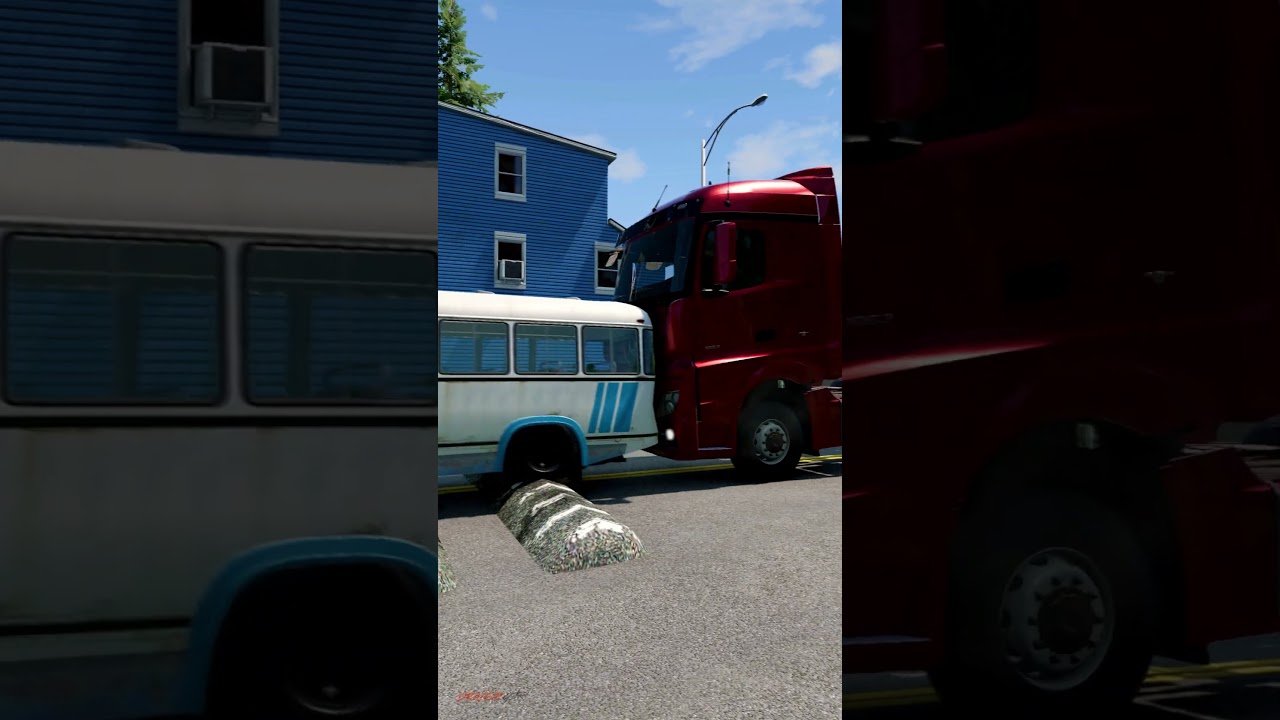 Truck vs Speedbumps | BeamNG Drive #beamngdrive #beamngdrivecrashes #beamngcrashes #beamng #trucks