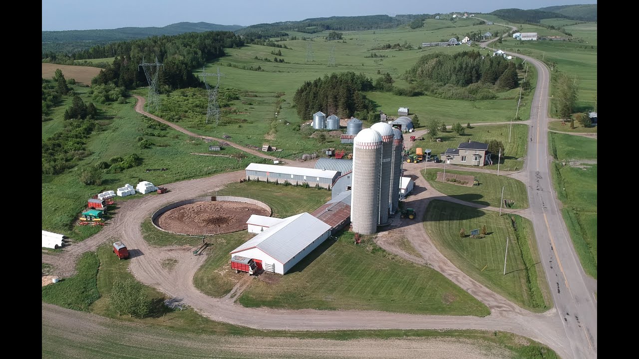 Ferme à vendre à Saint-Mathieu - Drone Juin 2020