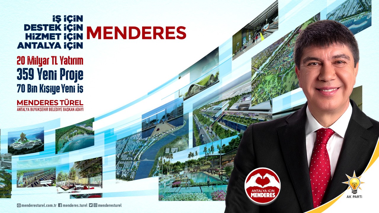 Menderes Türel Seçim Şarkısı - Yeniden Antalya