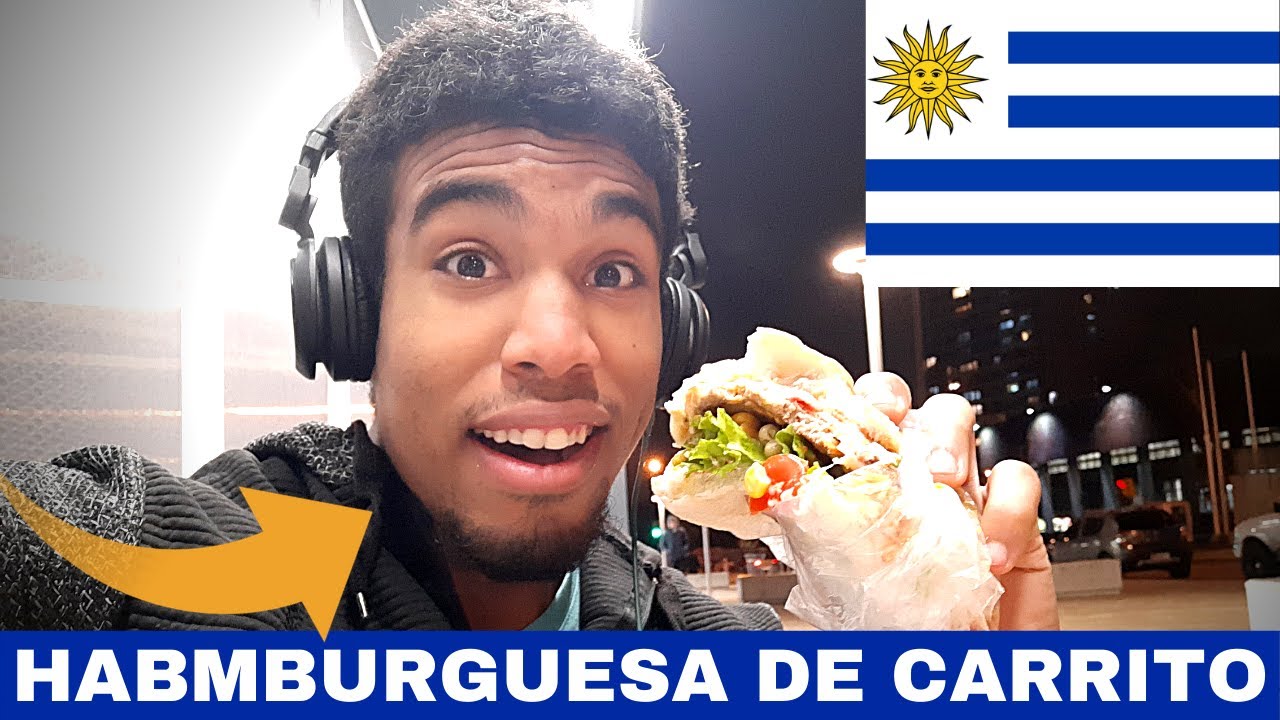 PROBANDO hamburguesa de los carritos URUGUAYOS 🍔🇺🇾