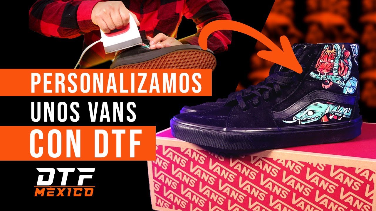 ⚠️ ¿Se puede ESTAMPAR TENNIS VANS con DTF? (El EXPERIMENTO que cambiará tu negocio) | 🟠DTFMEXICO.MX