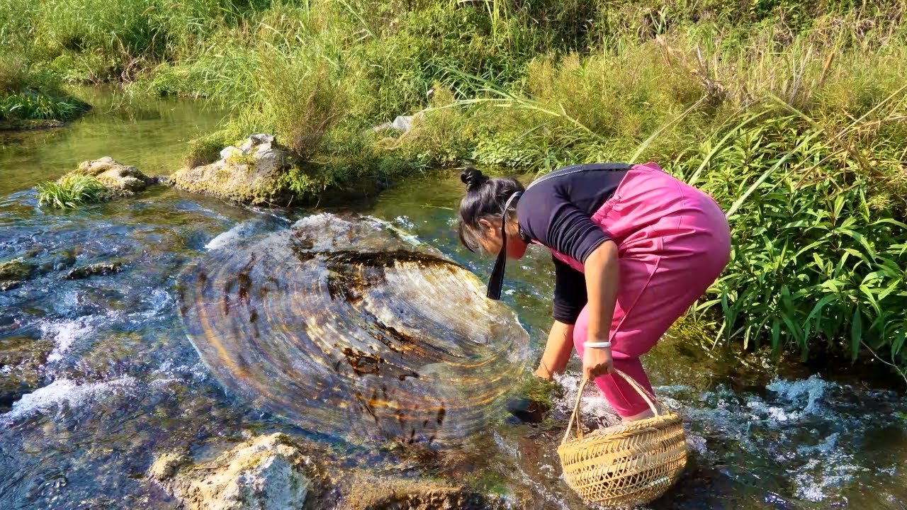 This flower clam is too awesome. There are treasures ten years ago in its shell