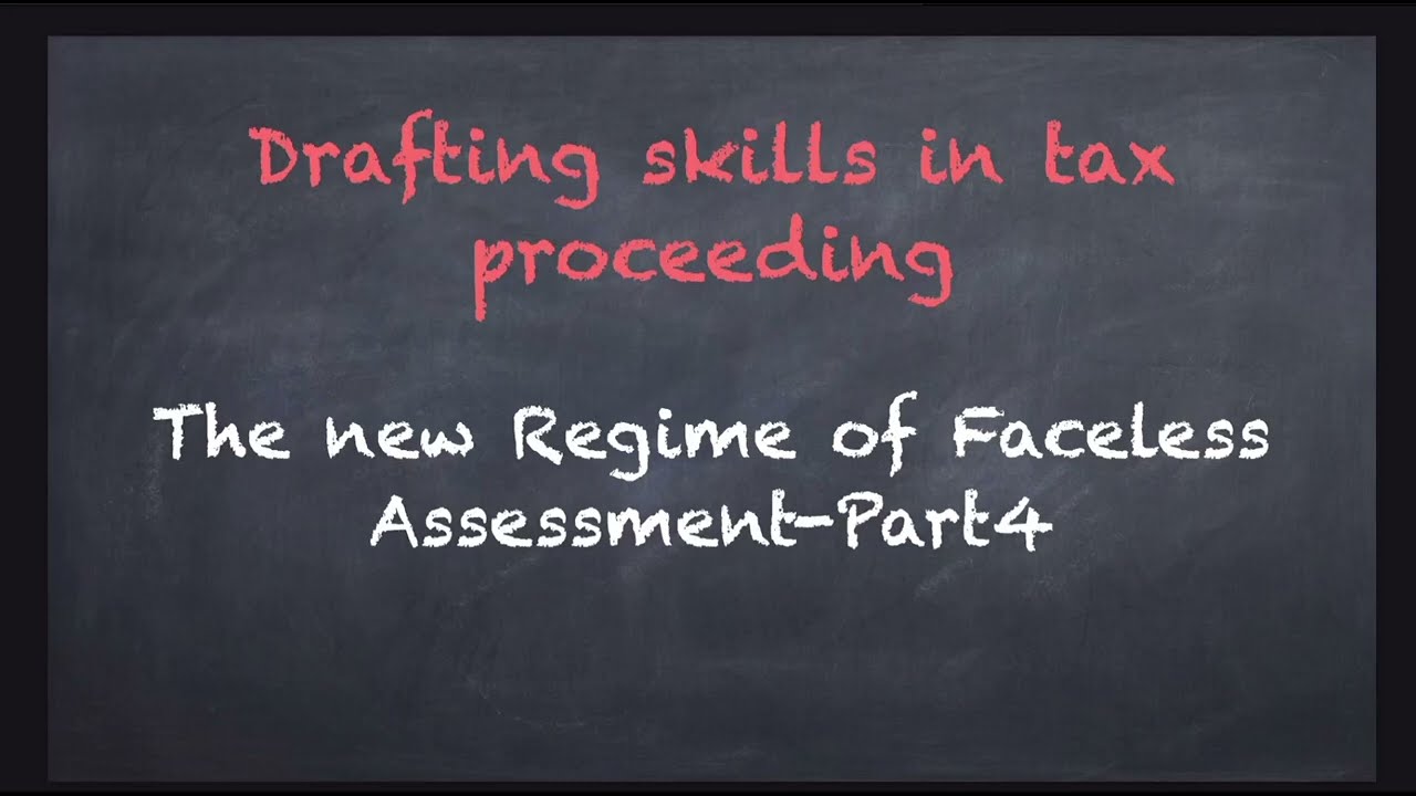 Income Tax Appellate Proceeding Drafting Skill Series 4