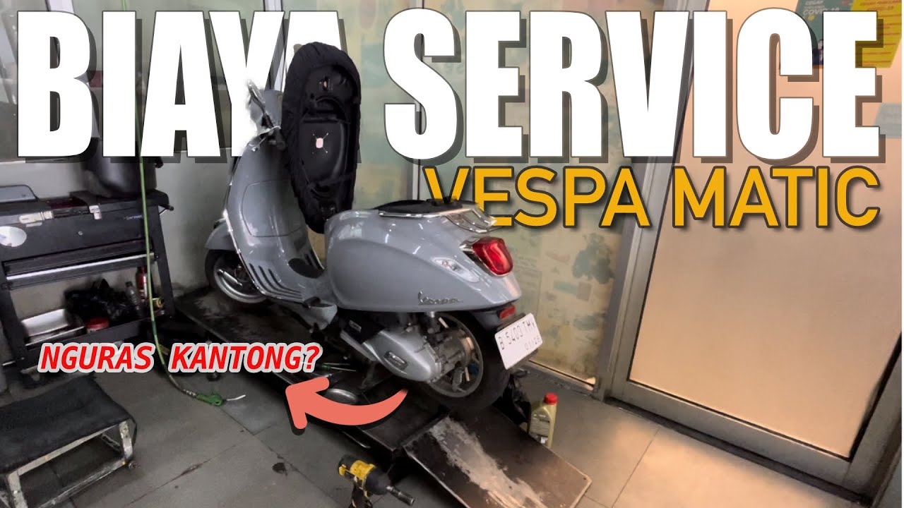 Rincian Biaya Service Vespa Matic (Service Ke-1 & Ke-2) | Vespa Primavera