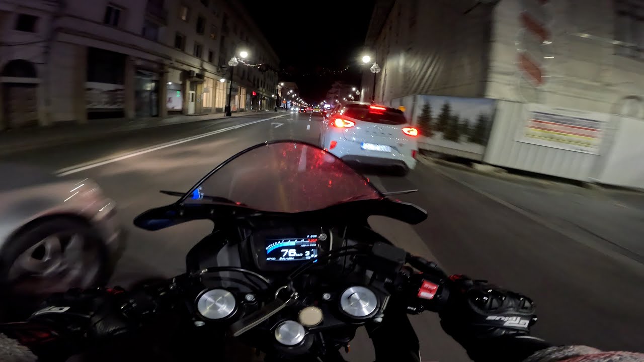Yamaha yzf r125 2023 | Night city ride