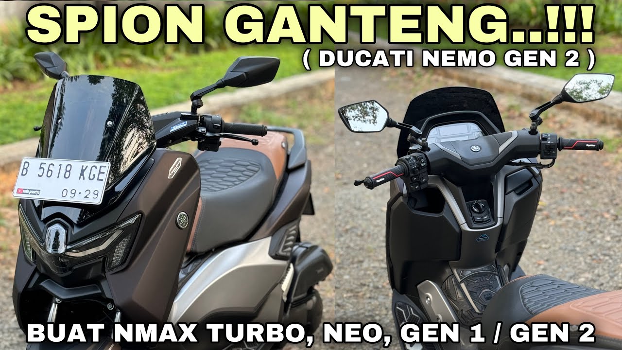 KEREN PARAH‼️OBAT GANTENG NMAX TURBO PAKE SPION DUCATI NEMO GEN 2