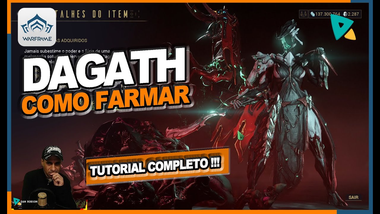 WARFRAME - TUTORIAL COMO FARMAR DAGATH E SUA ARMA - COMPLETO !!!