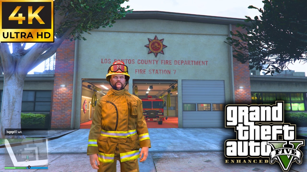 GTA 5 LSFD Gameplay 4K | ( No Commentry )