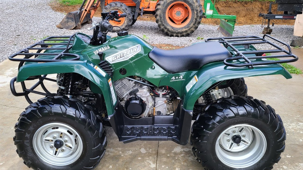 2007 Yamaha Grizzly 350 with less than 50 hours??  Walk-around and cold start