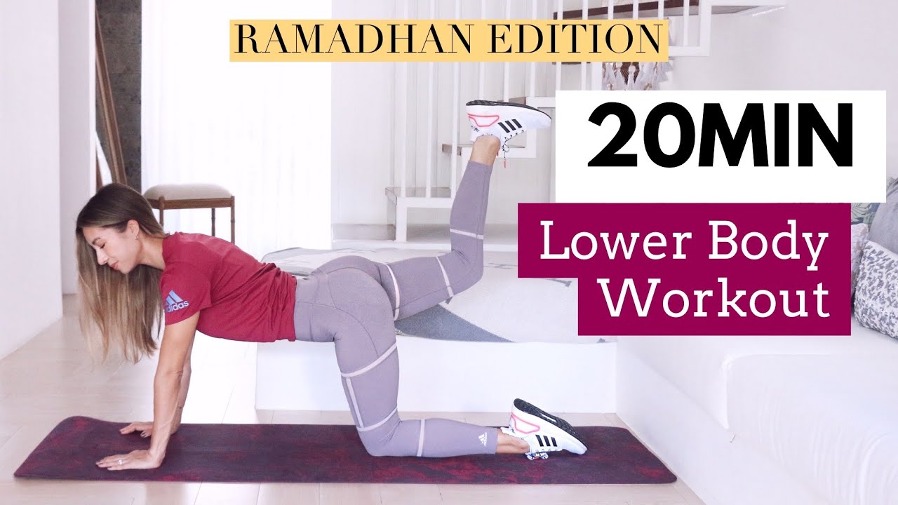 LOWER BODY WORKOUT FOR BEGINNER #WorkoutwithJen | RAMADHAN EDITION