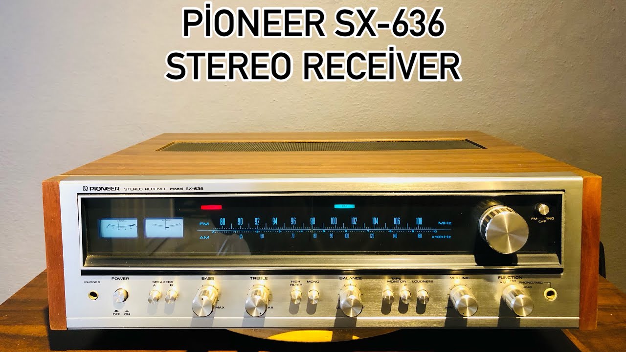 Pioneer SX-636 Stereo Receiver