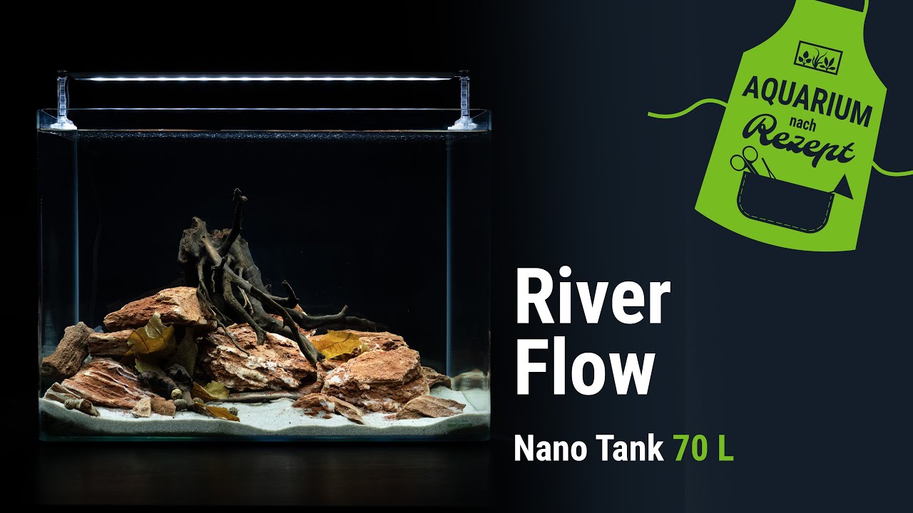 RIVER FLOW| 70 L Nano Tank | Aquarium nach Rezept | DENNERLE
