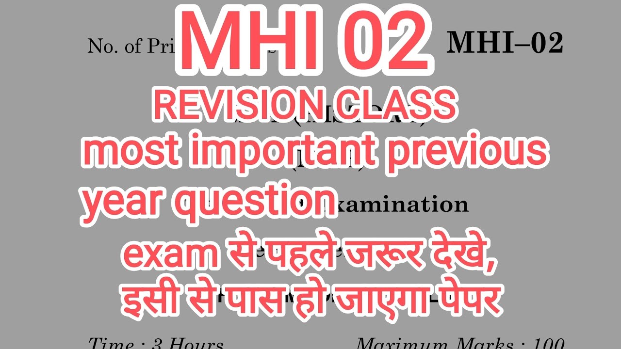 MHI-02: MODERN WORLD, or ignou mhi 102 most important questions with answer #important #ignou