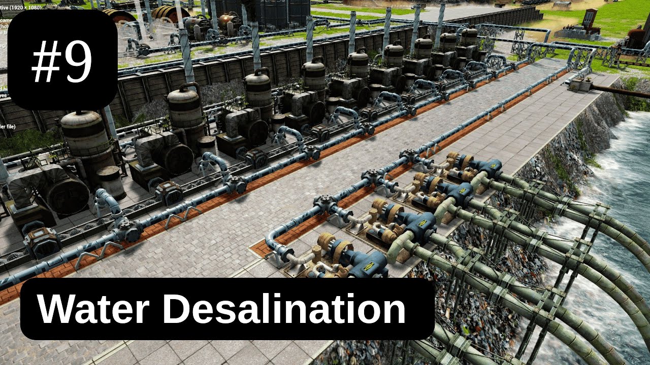 Water Desalination #9 | Captain of Industry | Speedbuild + No Commentary