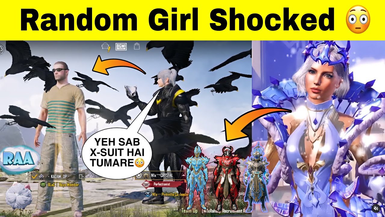 Random Girl Shocked After Seeing My All Mythic😳 Give Me Best Reaction😱 After Seen My Inventory&hellip;?