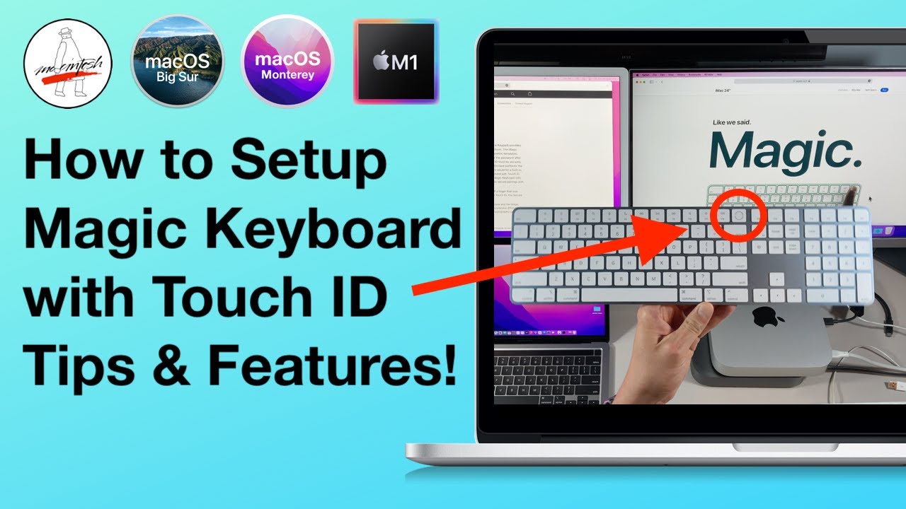 Как настроить НОВУЮ клавиатуру Magic Keyboard с Touch ID — советы и функции!