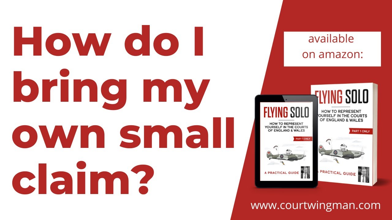 Small Claims Advice. How do I bring my own claim in the UK?  2015