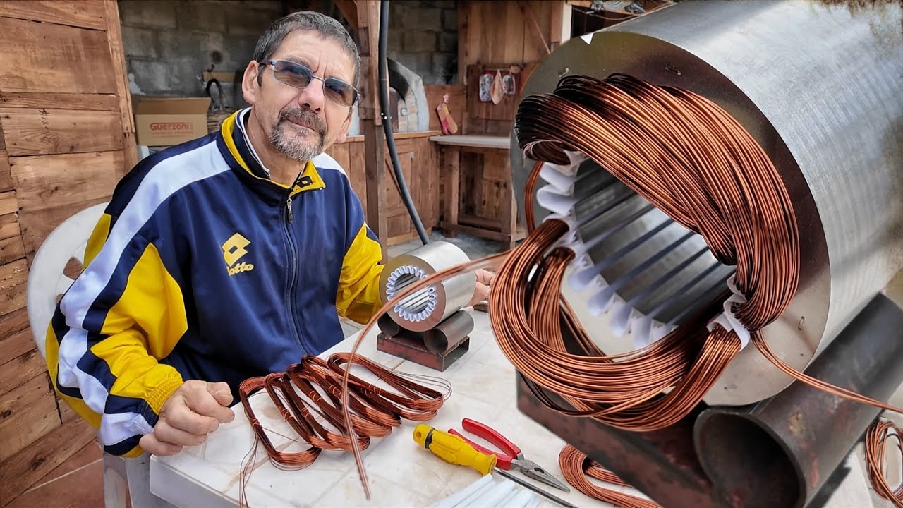Avvolgimento monofase senza tagli
