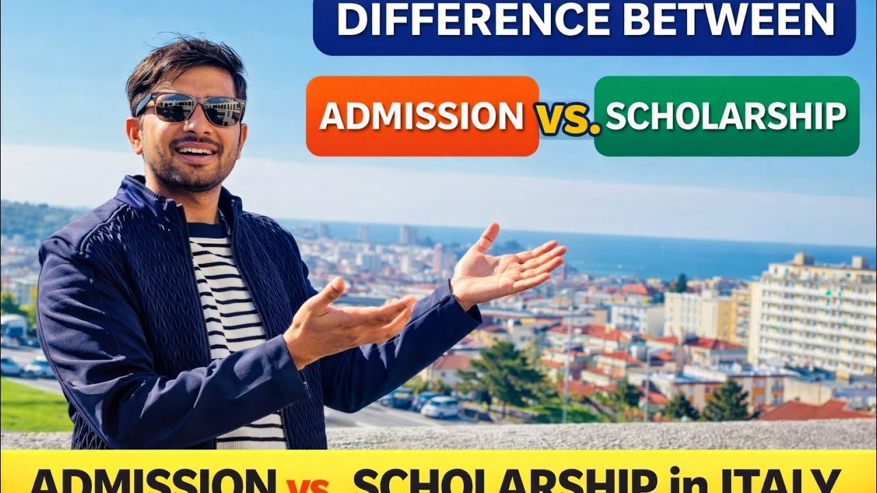 Admission vs Scholarship in Italy 🇮🇹 | Full Difference Explained | Don’t Confuse These! 