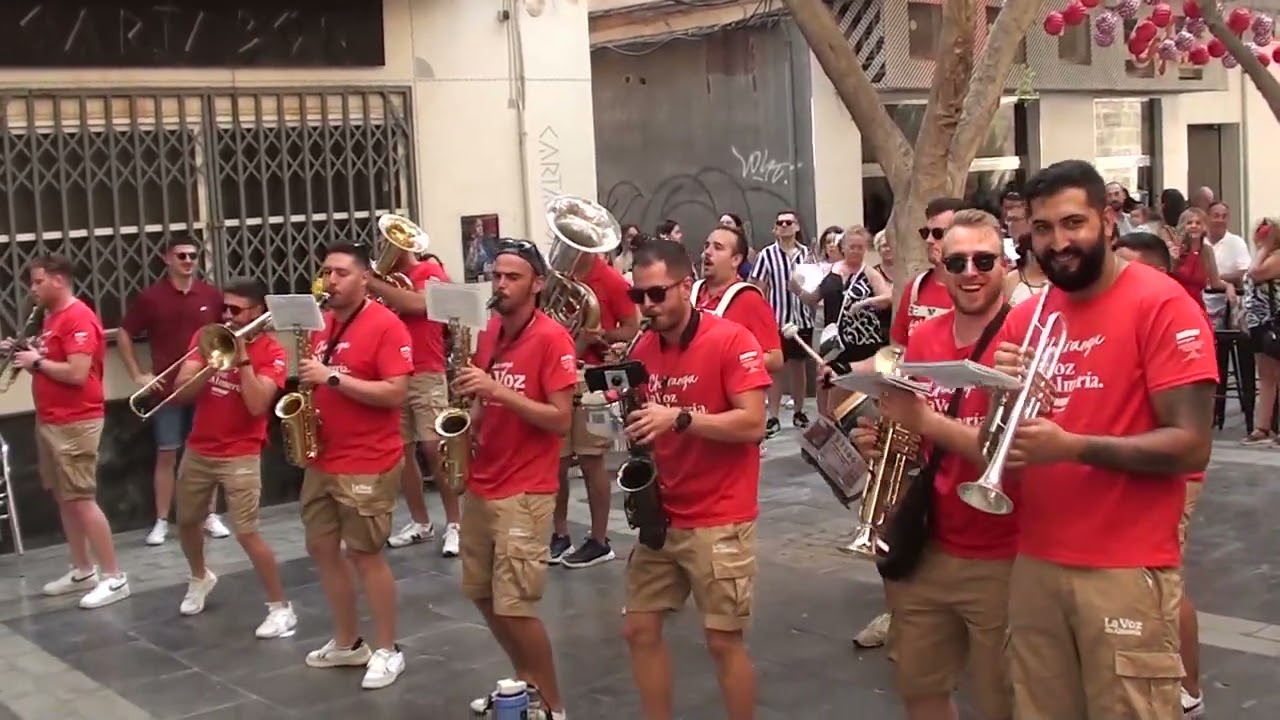 Charanga La Voz de Almería último día de la Feria de Almería 2024
