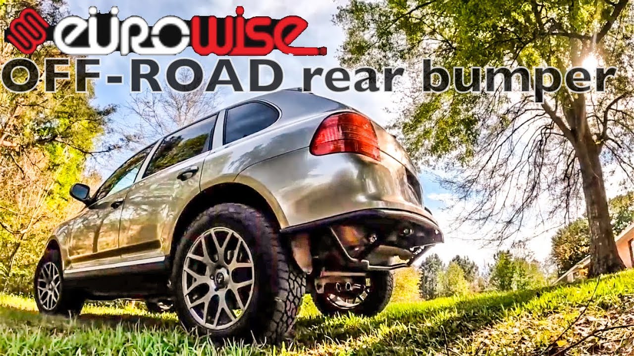 Внедорожный Porsche Cayenne — установка заднего бампера Eurowise!