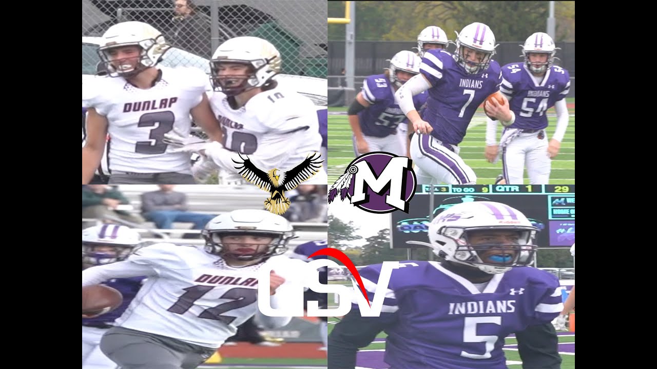 #13 DUNLAP @ #4 MASCOUTAH | IHSA Class 5A 1st Round | Zane Timon takes over for injured Chase Hanson