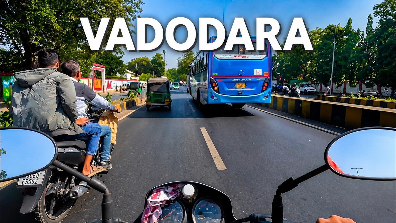 Vadodara India Bike Ride | Raw Street Riding Experience