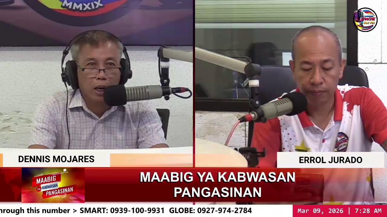 Maabig Ya Kabwasan Pangasinan   MONDAY, March 9, 2026