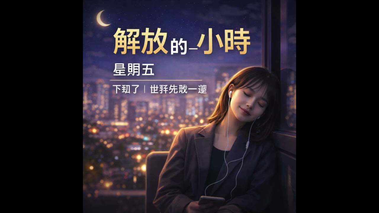 🎉 解放的一小時｜星期五下班必聽歌單｜女聲陪你正式放鬆