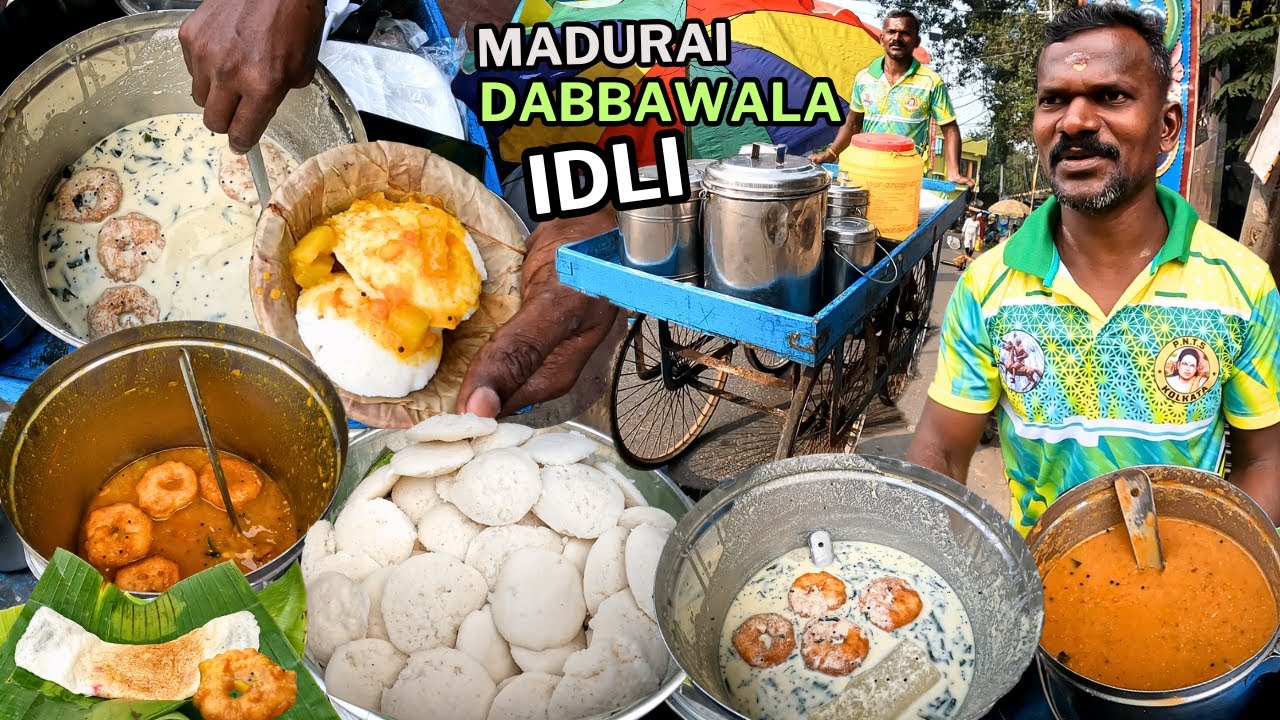 Anna’s Madurai Super Soft IDLI Bengali log Bahut Pasand Karta Hai Anna's Tiffin Idli Street Food