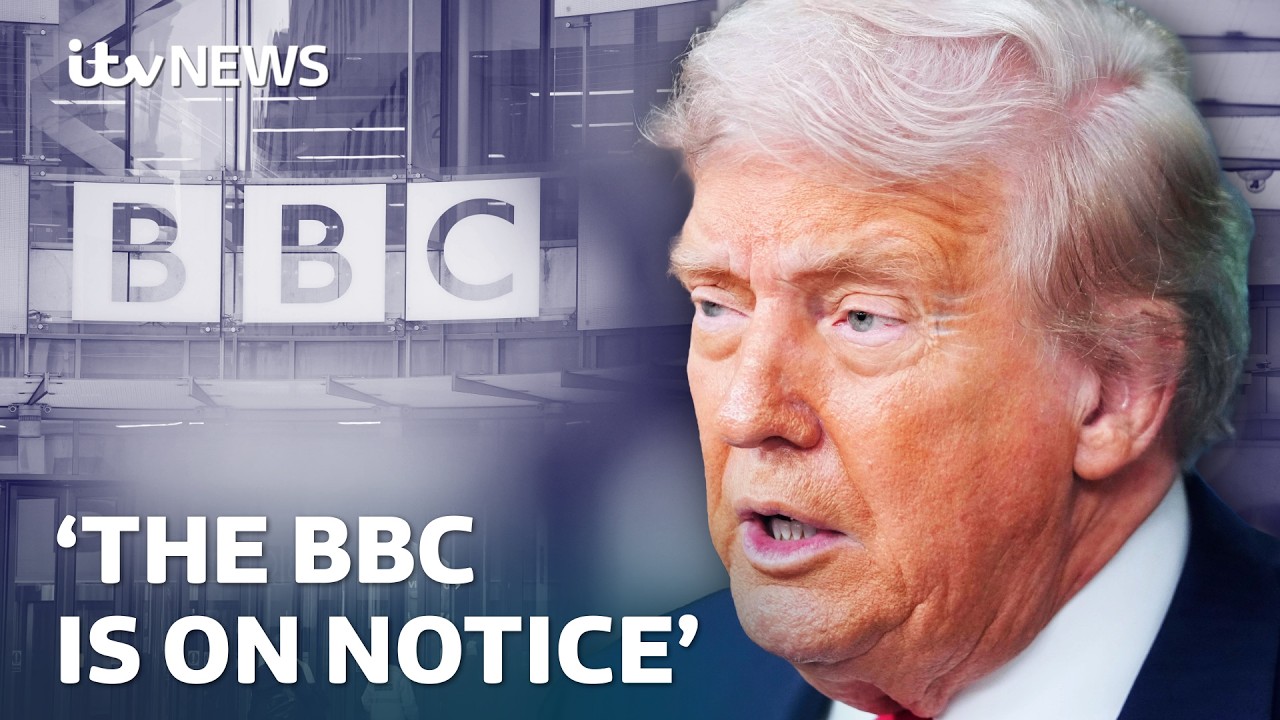 BBC crisis deepens as Trump threatens to sue for $1bn | ITV News